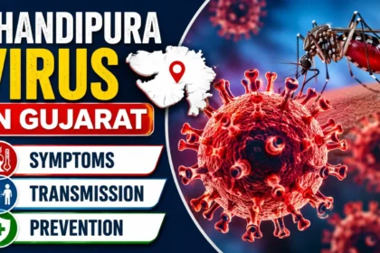 Chandipura virus in Gujarat showing virus particle, insect vector, symptoms, transmission and prevention