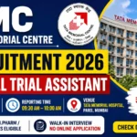 TMC Recruitment 2026 Clinical Trial Assistant vacancy for B.Pharm and M.Pharm