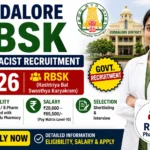 Cuddalore RBSK Pharmacist Recruitment 2026 thumbnail highlighting pharmacist recruitment, eligibility, salary and application details.