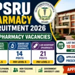 DPSRU Pharmacy Recruitment 2026 – 36 Pharmacy Vacancies