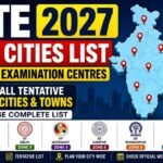 GATE 2027 Exam Cities List showing state-wise examination centres, eight zones across India, and zone-wise IITs including IISc Bengaluru, IIT Bombay, IIT Delhi, IIT Guwahati, IIT Kanpur, IIT Kharagpur, IIT Madras and IIT Roorkee.