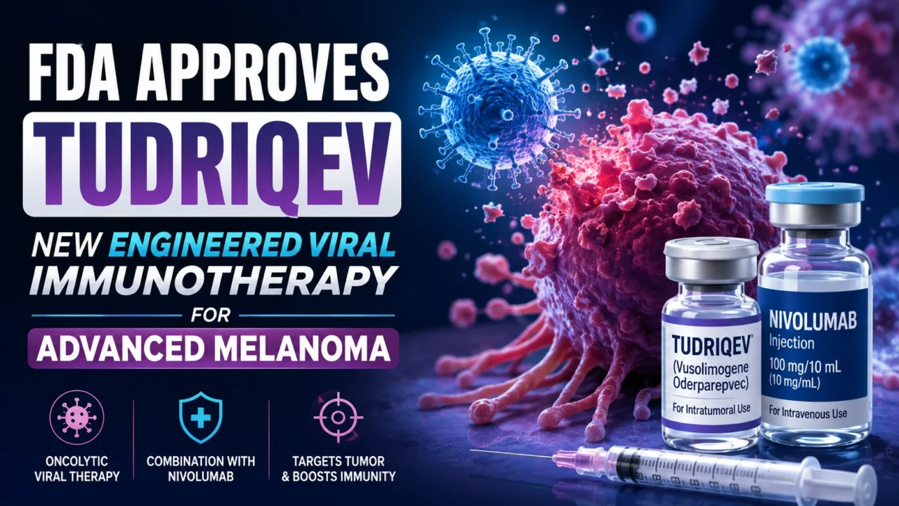 FDA approves Tudriqev, a new engineered viral immunotherapy for advanced melanoma