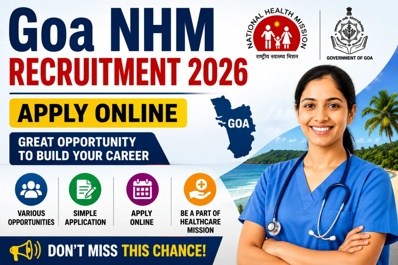 Goa NHM Recruitment 2026 – 123 Posts Apply Online