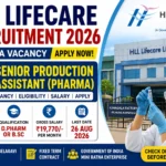 HLL Lifecare Recruitment 2026 Senior Production Assistant Pharma Vacancy