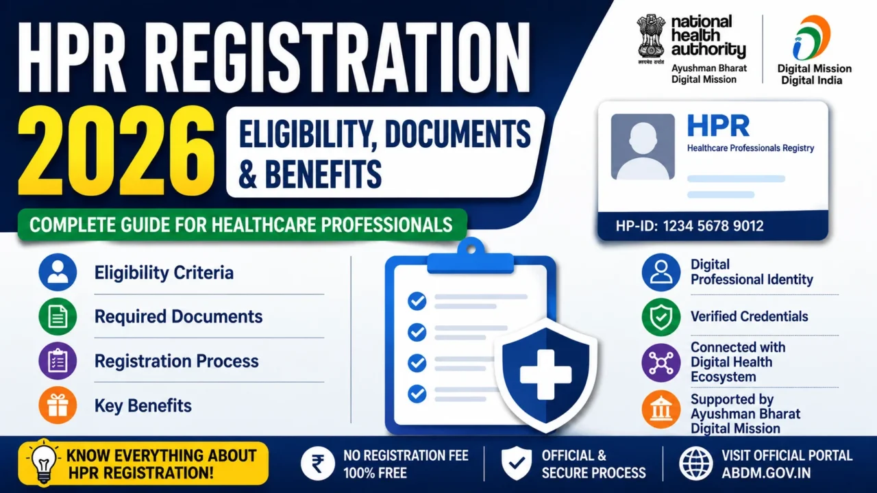 HPR Registration 2026 eligibility, documents, benefits and registration process guide