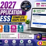 GATE 2027 Online Application Process – Step-by-Step Registration Guide for GOAPS and GATE XL-BT Aspirants