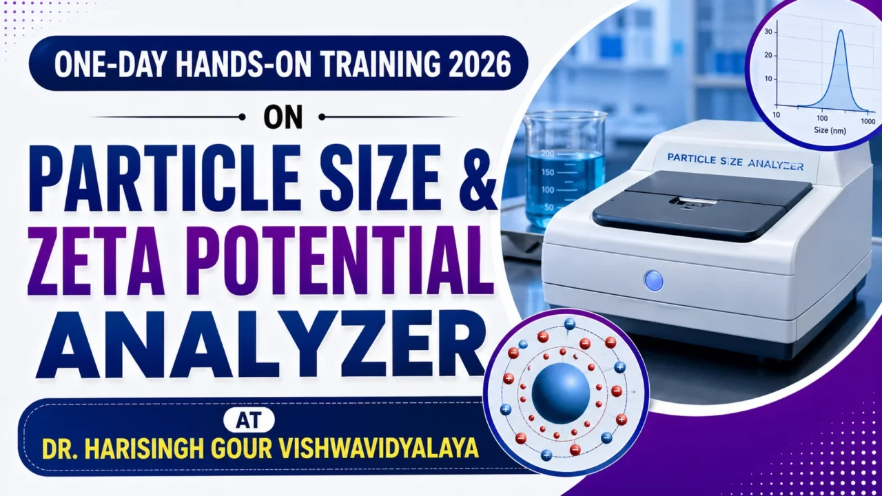 One-Day Hands-on Training 2026 on Particle Size & Zeta Potential Analyzer at Dr. Harisingh Gour Vishwavidyalaya