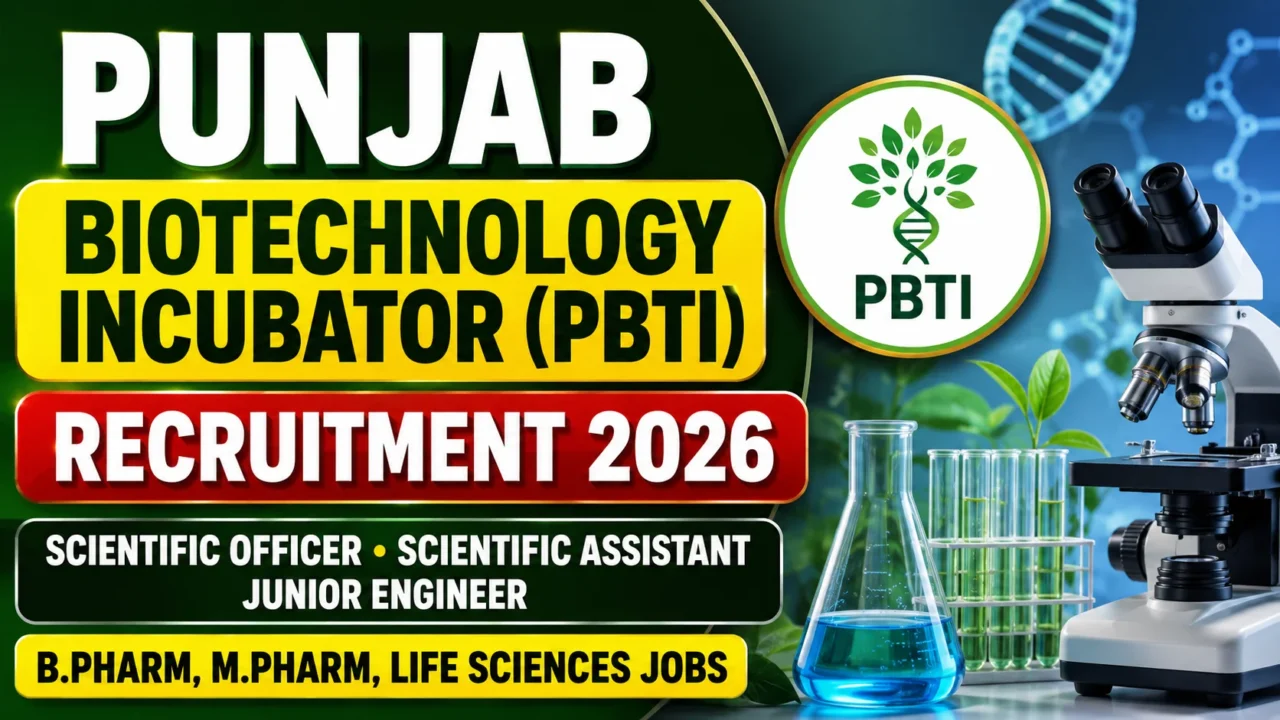 JIPMER Clinical Trial Coordinator Recruitment 2026 notification for Pharmacy, Life Sciences, Nursing, Biotechnology, and Clinical Research candidates applying for a research project vacancy.