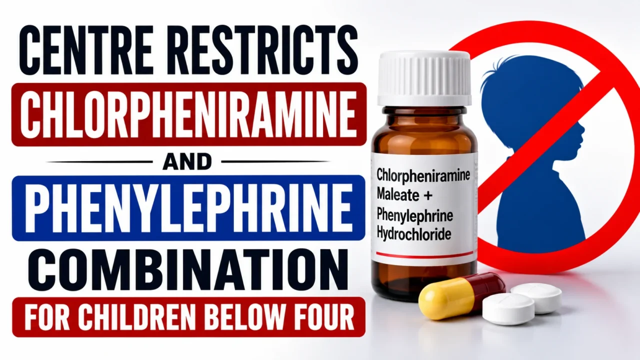 Centre restricts Chlorpheniramine and Phenylephrine combination for children below four years