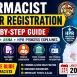 Pharmacist PCI HPR Registration 2026 step-by-step guide for DIGI-PHARMed, ABHA verification and HPR profile