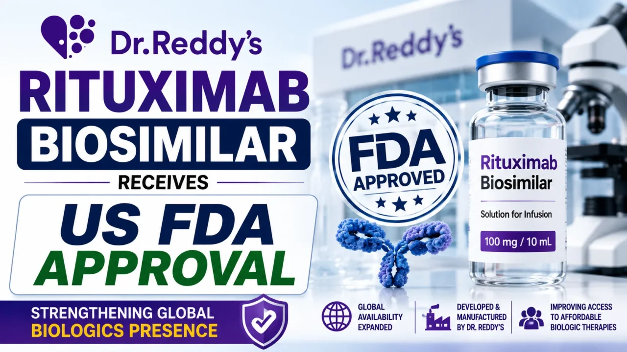 Rituximab Biosimilar FDA Approval by Dr. Reddy's Laboratories