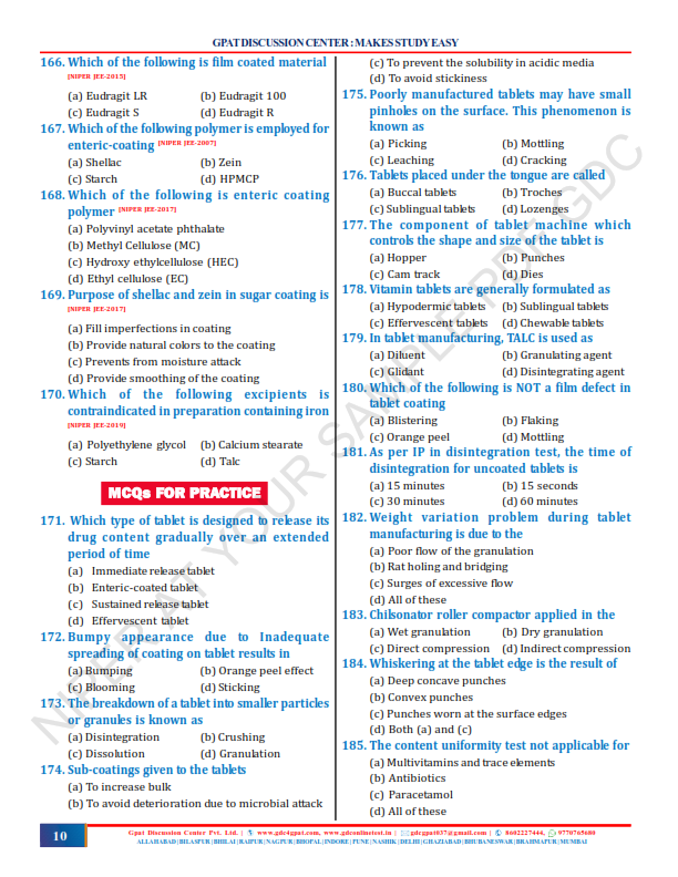 NIPER AT YOUR FINGERTIPS (THEORY & OBJECTIVE) COMBO COLOURED BOOKS - Image 6