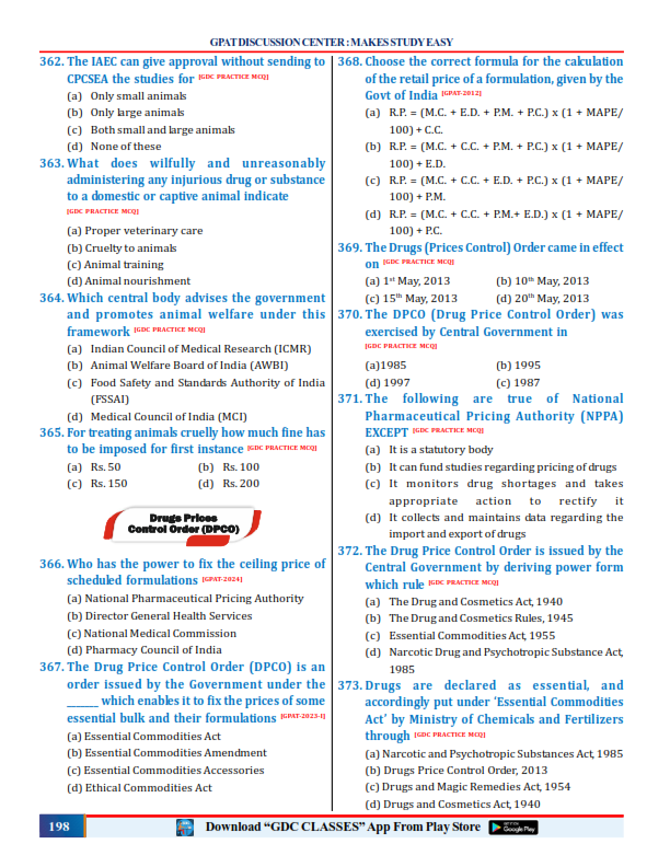 GPAT AT YOUR FINGERTIPS (THEORY & OBJECTIVE) COMBO COLOURED BOOKS - Image 7