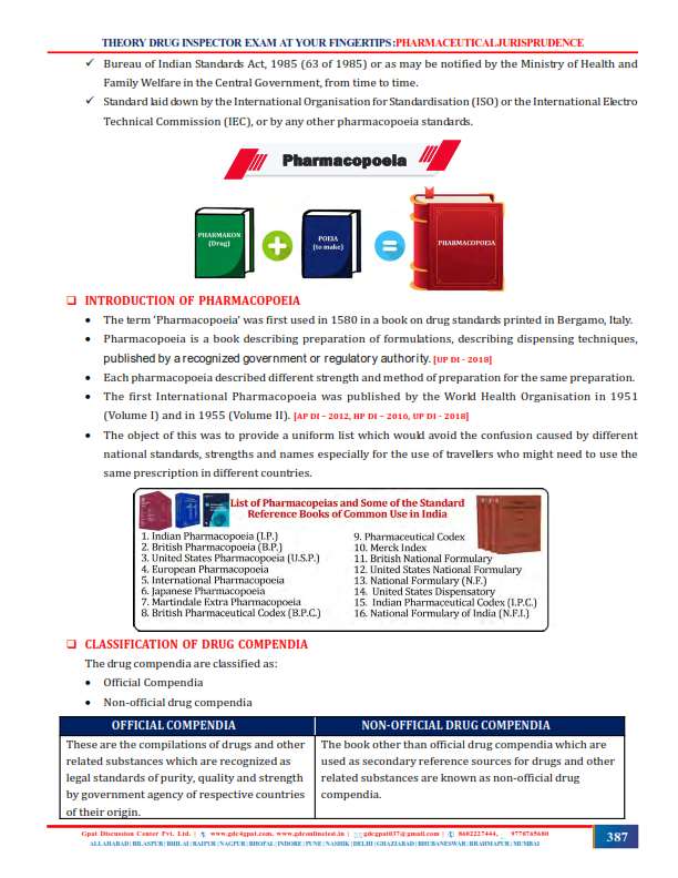 DRUG INSPECTOR EXAM AT YOUR FINGERTIPS (THEORY & OBJECTIVE) COMBO COLOURED BOOKS - Image 5