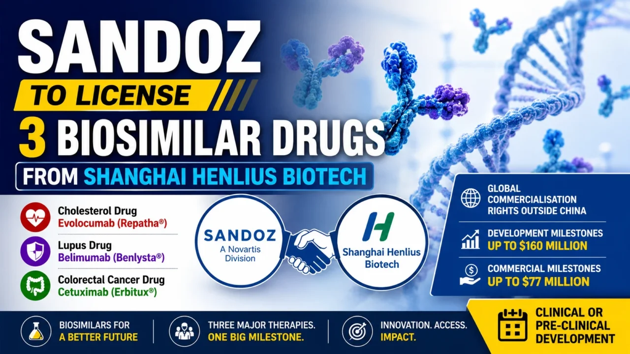Sandoz biosimilar drugs – three biosimilars from Shanghai Henlius Biotech