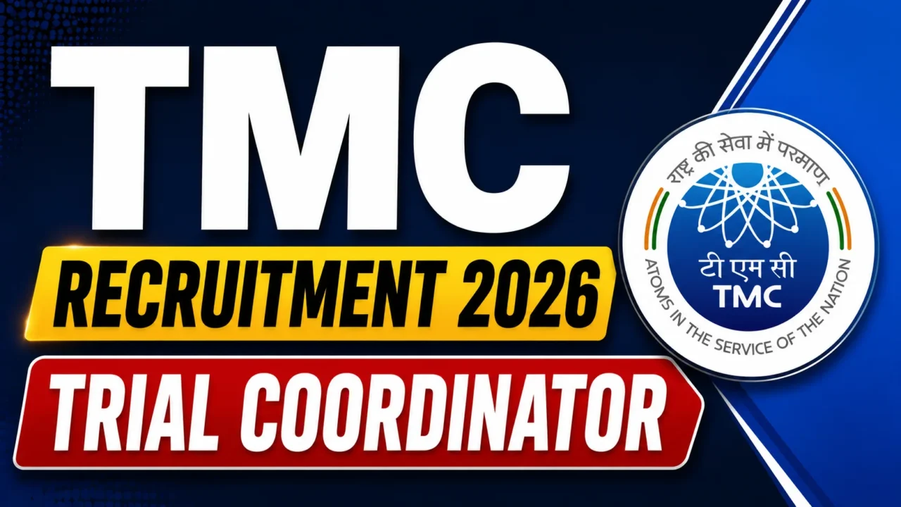 TMC Trial Coordinator Recruitment 2026 Walk-in Interview for B.Pharm Graduates at HBCHRC Visakhapatnam