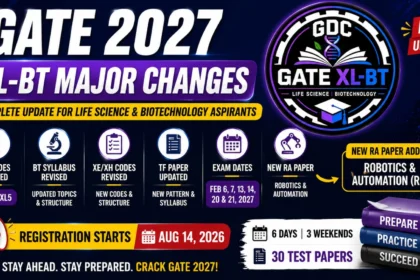 GATE 2027 XL-BT Major Changes for Life Science and Biotechnology Aspirants
