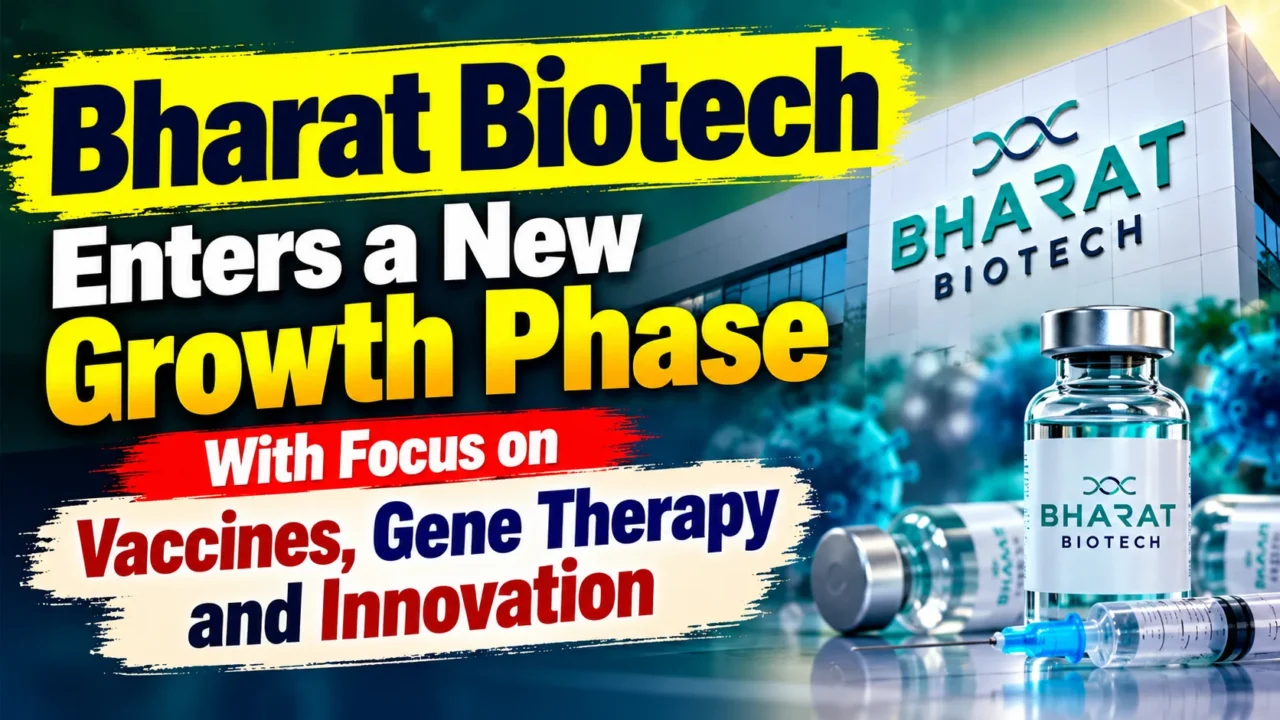 Bharat Biotech enters a new growth phase with focus on vaccines, gene therapy, and innovation.