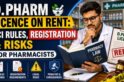 D.Pharm Licence on Rent PCI Rules Registration and Legal Risks for Pharmacists