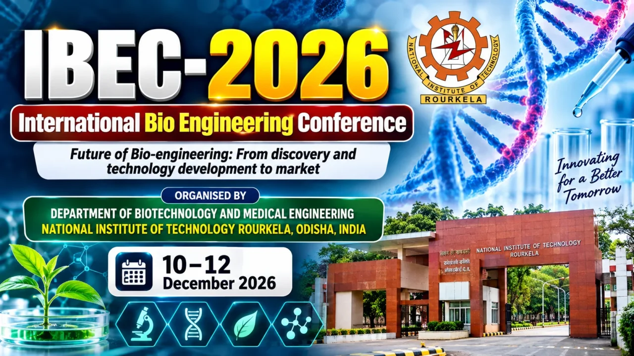 IBEC 2026 International Bio Engineering Conference at NIT Rourkela
