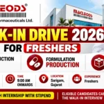Macleods Pharmaceuticals Walk-In Drive 2026 for freshers in Production API, Formulation Production and Store