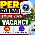 NIPER Ahmedabad Recruitment 2026 JRF Vacancy eligibility salary and apply online