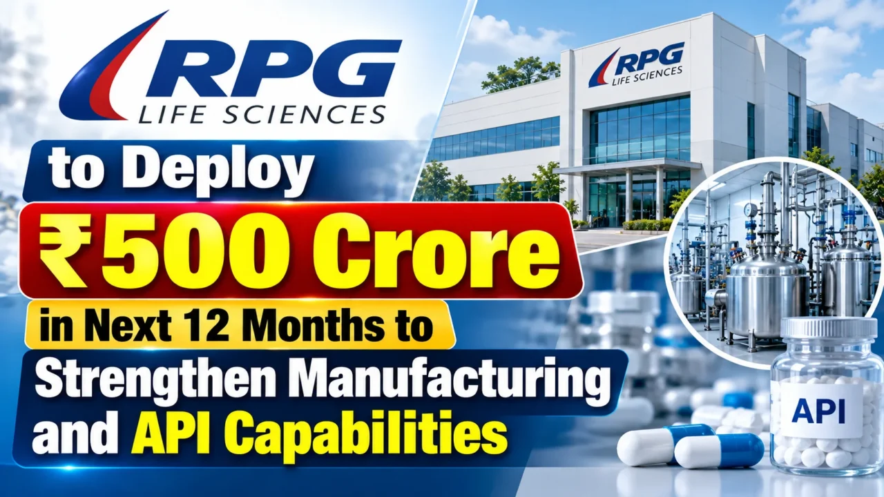 RPG Life Sciences to deploy ₹500 crore in next 12 months to strengthen manufacturing and API capabilities