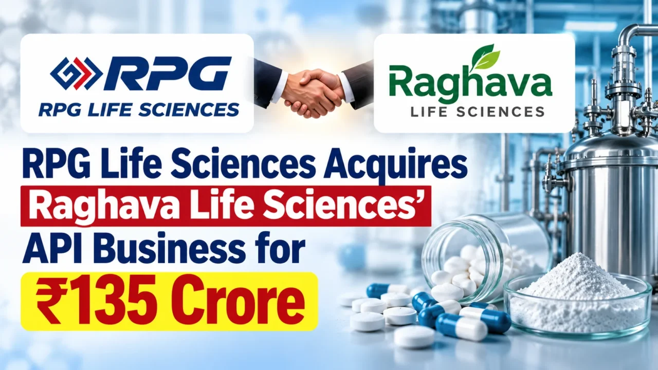 RPG Life Sciences acquires Raghava Life Sciences’ API business for ₹135 crore
