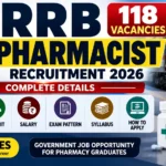 RRB Pharmacist Recruitment 2026 – 118 Vacancies, Eligibility, Salary, Exam Pattern and Syllabus