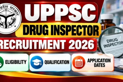 UPPSC Drug Inspector Recruitment 2026 – Eligibility, Qualification & Application Dates