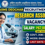 AIIMS Deoghar Research Associate-III Recruitment 2026 Poster