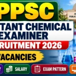 APPSC Assistant Chemical Examiner Recruitment 2026 thumbnail featuring 9 vacancies, eligibility, salary, exam pattern, and apply online details.