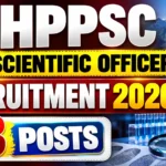 HPPSC Scientific Officer Recruitment 2026 – 3 Posts
