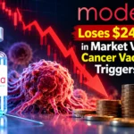 Moderna loses $24 billion in market value after cancer vaccine data triggers stock sell-off.