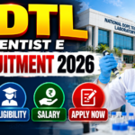 NDTL Scientist E Recruitment 2026 vacancy, eligibility, salary and apply now