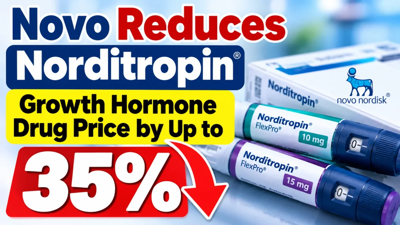 Novo reduces Norditropin FlexPro growth hormone drug prices by up to 35% in India